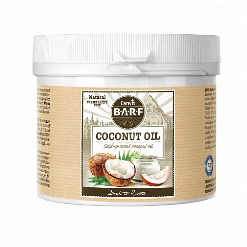 Canvit Barf Coconut Oil φυσικό συμπλήρωμα από έλαιο καρύδας 600 γρ.