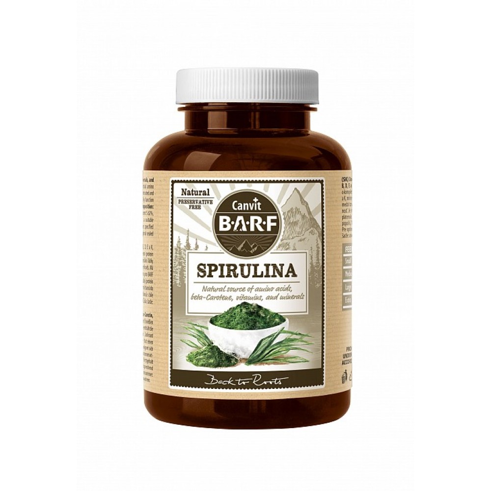 Canvit Barf Spirulina φυσικό συμπλήρωμα για ενίσχυση ανοσοποιητικού 