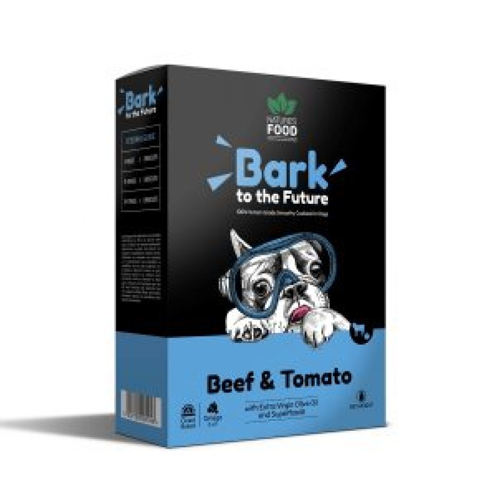 Nature's Food Μπισκότα για σκύλους Bark to the Future Beef & Tomato 