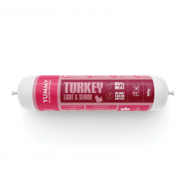 Yummy Turkey Light & Senior σαλάμι για σκύλους με γαλοπούλα και κοτόπουλο 800 γρ.