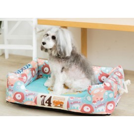 Κρεβατάκι σκύλου Touchdog Bed Monsters πολύχρωμο Large 80χ60χ22 εκ. 