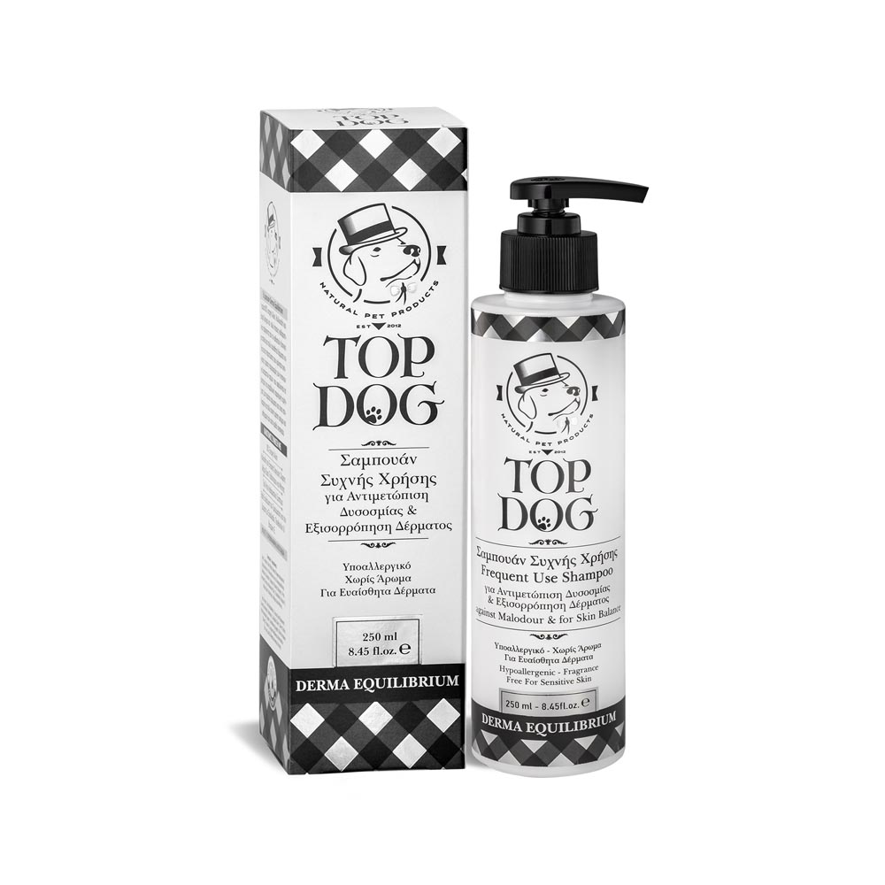 Top Dog Derma Equilibrium υποαλλεργικό σαμπουάν ιδανικό για ευαίσθητα δέρματα 250 ml