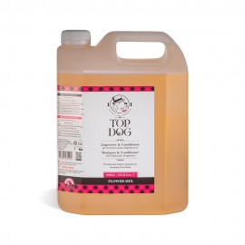 Top Dog Flower Mix σαμπουάν & conditioner με εκχύλισμα δεντρολίβανου για λάμψη τριχώματος 4 λίτρα