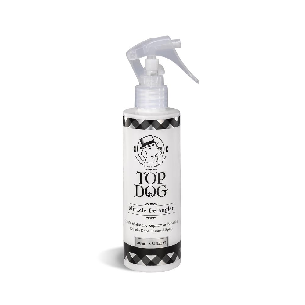 Top Dog Miracle Detangler υποαλλεργικό σπρέι αφαίρεσης κόμπων με κερατίνη 200 ml