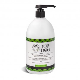 Top Dog Natural Coat Conditioner φυσική μαλακτική κρέμα με ελαιόλαδο, αιθέρια έλαια για θρέψη τριχώματος 1 λίτρο