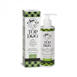 Top Dog Natural Coat Conditioner φυσική μαλακτική κρέμα με ελαιόλαδο, αιθέρια έλαια για θρέψη τριχώματος 200 ml